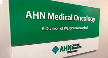 A picture of an AHN sign that says AHN Medical 