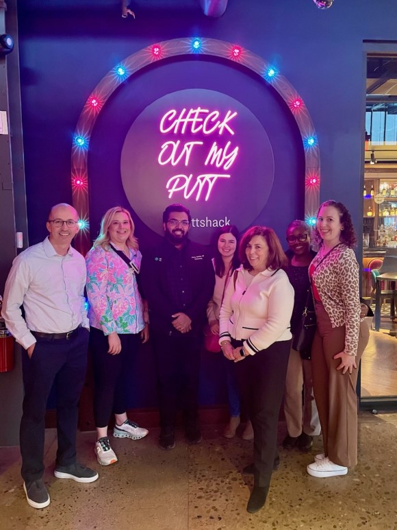 Putt shack fellow outing