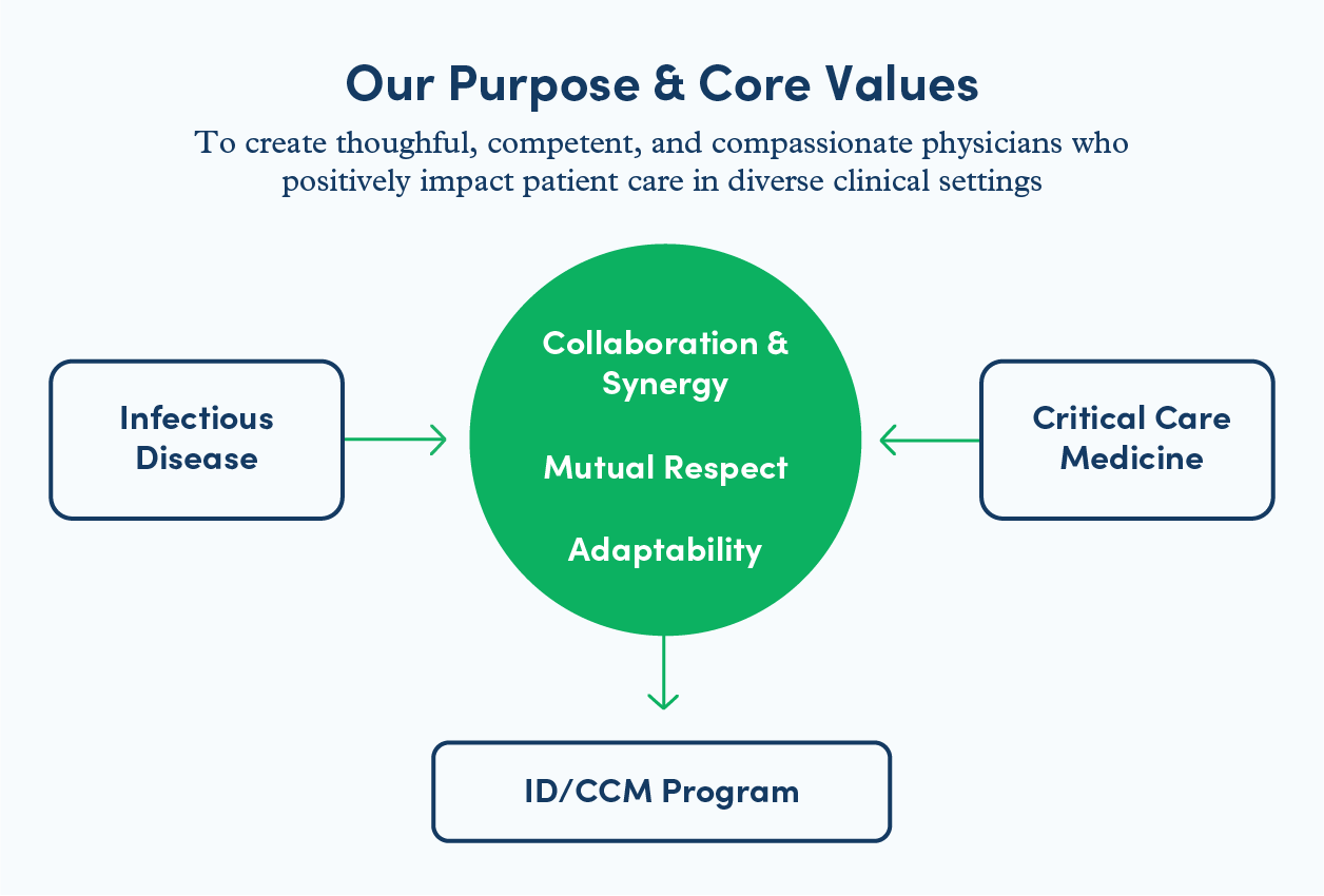 Our Purpose and Core Values chart