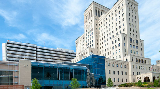 A view of AHN Cancer Institute Allegheny General