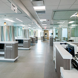 image of the interior of AHN Beaver Cancer Institute
