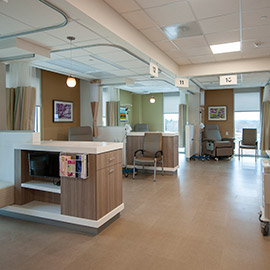 image of the interior of AHN Forbes Cancer Institute