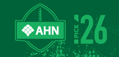 Illustration of a footbal under the AHN logo and 2026 draft text