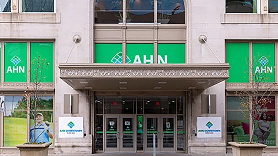 Exterior image of AHN Downtown