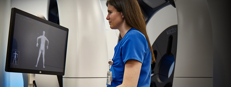 doctor reviewing result of a mole mapping procedure