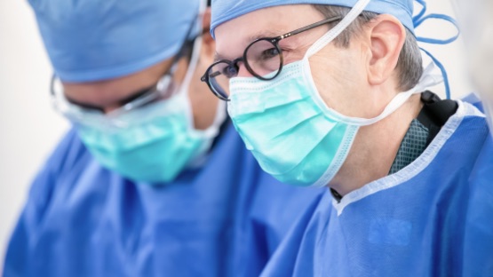 An AHN cardiovascular surgeon in surgery.