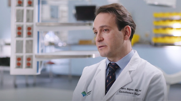 Dr. Pietro Bajona, the Director of Hypertrophic Cardiomyopathy Program discussing the expert cardiac team at AHN Cardiovascular Institute