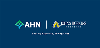 graphic of AHN and Johns Hopkins logos