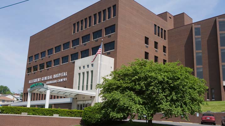 Picture of Allegheny General Hospital Suburban campus in Bellevue