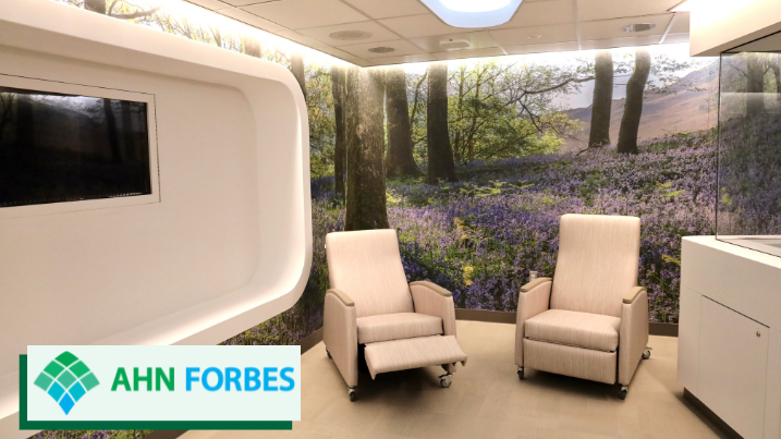 The behavioral health suite in the emergency department at AHN Forbes Hospital