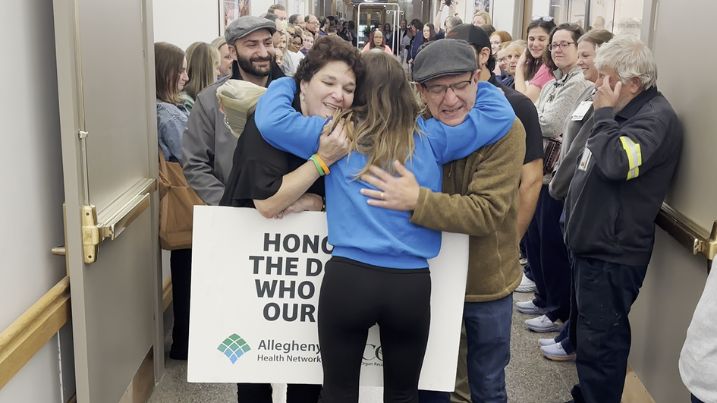 Allegheny Health Network Honors Organ Donor Families with Ceremonial Honor Walk