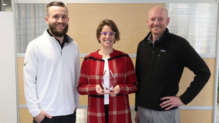 Sustainability Steering Committee Members with NRG Award