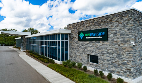 exterior of Erie East Side Health + Wellness Pavilion