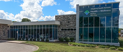 exterior of Erie West Side Health + Wellness Pavilion
